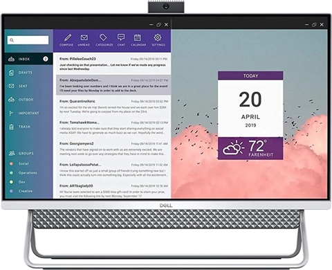 DELL 10世代i3 Inspiron5490 AIO 23.8型 使用少 Dell 5490 AIO/I3-10110U/8GB DDR4/256GB SSD/24